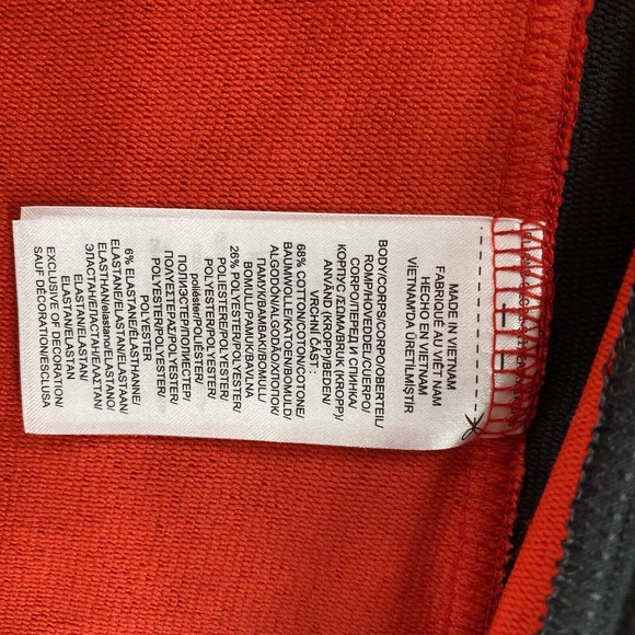 Lauren Ralph Lauren Jacket Womens Medium Red Pique‎ Jersey Knit Full Zip Pockets - Picture 10 of 13